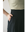 カットオフハイウエストワイドパンツ