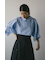 ワイドカフレイヤーブラウス