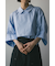 ワイドカフレイヤーブラウス
