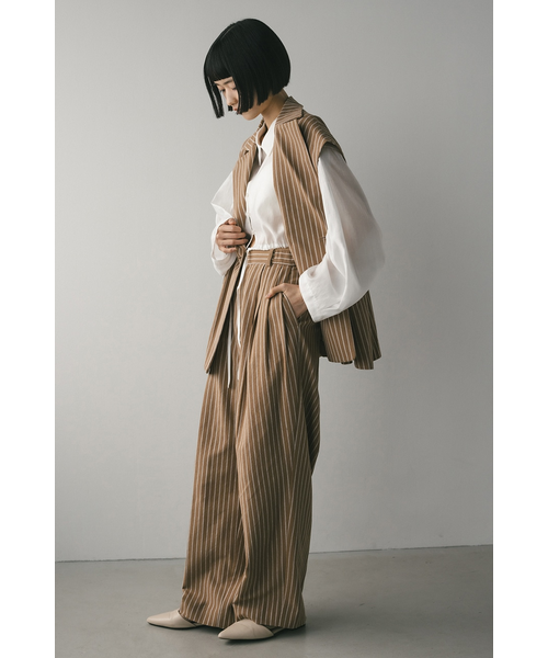 リネンミックスタックパンツ｜スタイルミキサーの通販｜&mall（アンド