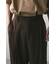 リネンミックスタックパンツ