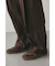 リネンミックスタックパンツ