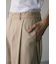 リネンミックスタックパンツ