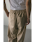 リネンミックスタックパンツ