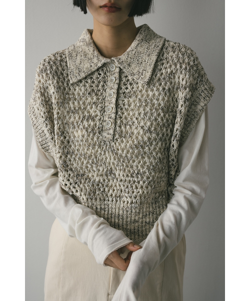 STYLEMIXER クロシェポロニット STYLEMIXER | クロシェポロニット (ニット ) |SHEL'TTER WEBSTORE