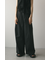ローウエストベルトワイドパンツ