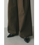 ローウエストベルトワイドパンツ