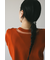 ネックシアーニットトップ