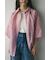コクーンスリーブシアーシャツ