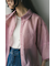コクーンスリーブシアーシャツ