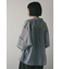 コクーンスリーブシアーシャツ