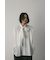 タイ付きフレアブラウス