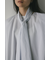 タイ付きフレアブラウス