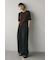 バックスリットニット