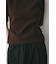 バックスリットニット