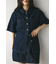 ハーフスリーブシェイプデニムシャツ