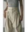 ウエストレイヤーワイドチノパンツ