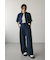 バックオープンワッシャーシャツ
