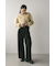 ウエストデザインサイドラップパンツ