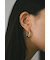 ウェーブラインフープピアス