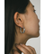 ウェーブラインフープピアス