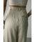 サテンタックフォルムパンツ