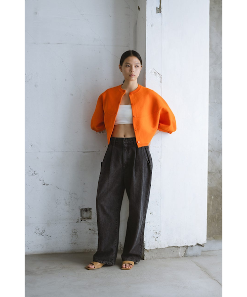 【美品】STYLEMIXER パネルフォルムカーディガン STYLEMIXER パネルフォルムカーディガン ORG -ファッション通販