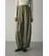 サテンワイドフォルムパンツ