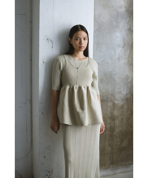 マルチWAYペプラムニットワンピース｜スタイルミキサーの通販