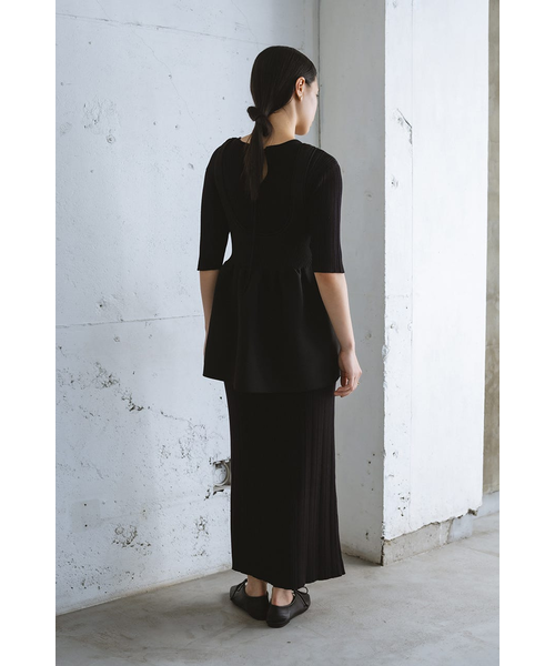 マルチWAYペプラムニットワンピース｜スタイルミキサーの通販｜&mall