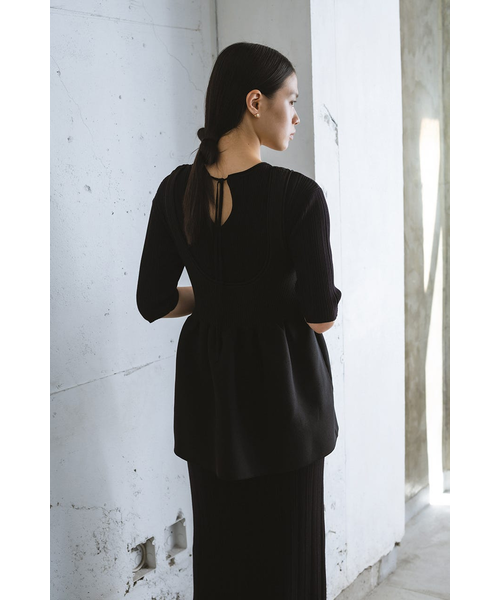 STYLEMIXER/マルチWAYペプラムニットワンピース【М】 STYLEMIXER | マルチWAYペプラムニットワンピース (ワンピース