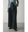 ハイウエストワイドベルトパンツ