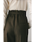 ハイウエストワイドベルトパンツ
