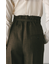 ハイウエストワイドベルトパンツ