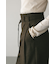 ハイウエストワイドベルトパンツ