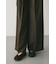 ハイウエストワイドベルトパンツ