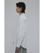 タックデザインノーカラーシャツ