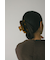 マーブルスクエアヘアクリップ