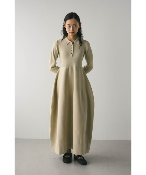 フォルムポロニットワンピース｜スタイルミキサーの通販｜&mall