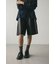 フェイクレザーハーフパンツ