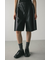 フェイクレザーハーフパンツ