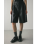 フェイクレザーハーフパンツ