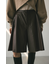 フェイクレザーハーフパンツ