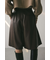 フェイクレザーハーフパンツ