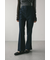 ヘムスリットストレートデニムパンツ