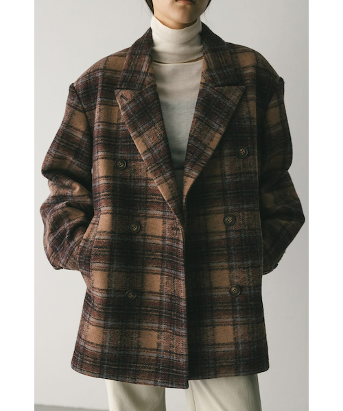 パワーショルダーPコート｜スタイルミキサーの通販｜&mall（アンド