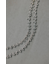 ビーズチェーンネックレス