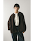 ボンディングノーカラーブルゾン