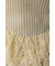 チュールフリンジペプラムニット