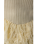 チュールフリンジペプラムニット